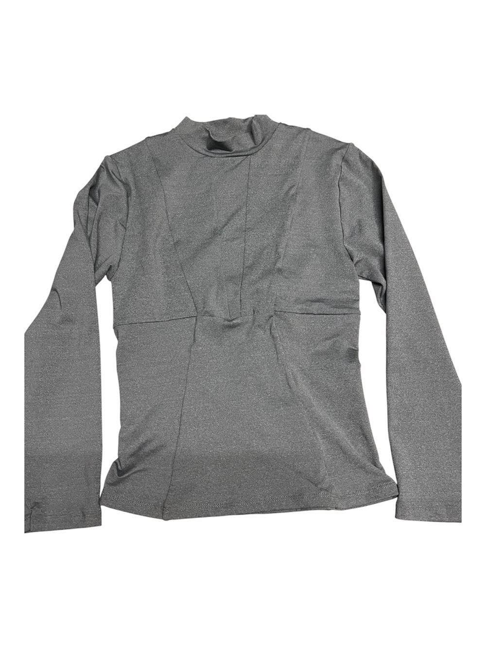 NEW Mikoh “Lowers” Women’s Long Sleeve Rash Guard Swim Shirt in Gray Size XS